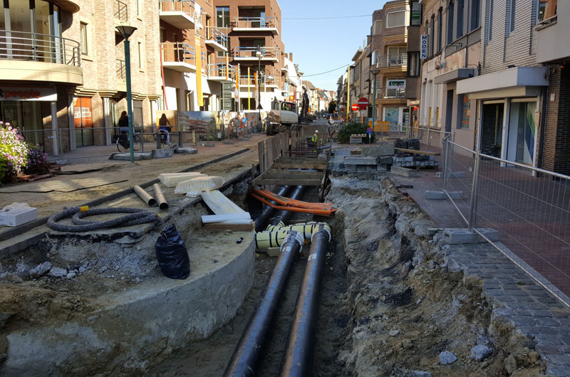 KLN Roeselare Warmtenet Centrum