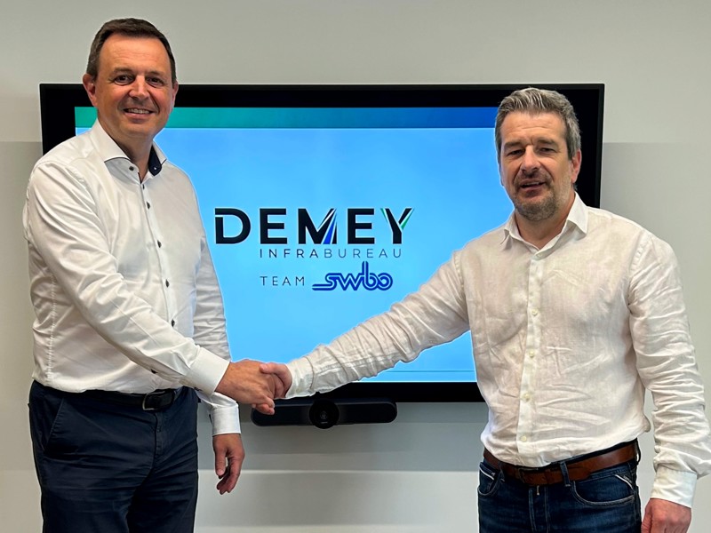Gedelegeerd bestuurder Filip Demey en Business Development Manager Stefaan Lumen