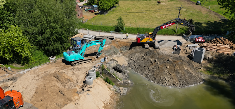 Oosterzele - Optimalisatie overstromingsgebied Broek